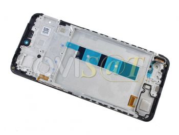 Pantalla completa AMOLED con marco lateral / chasis para Xiaomi Redmi Note 12 4G, 23021RAAEG genérica